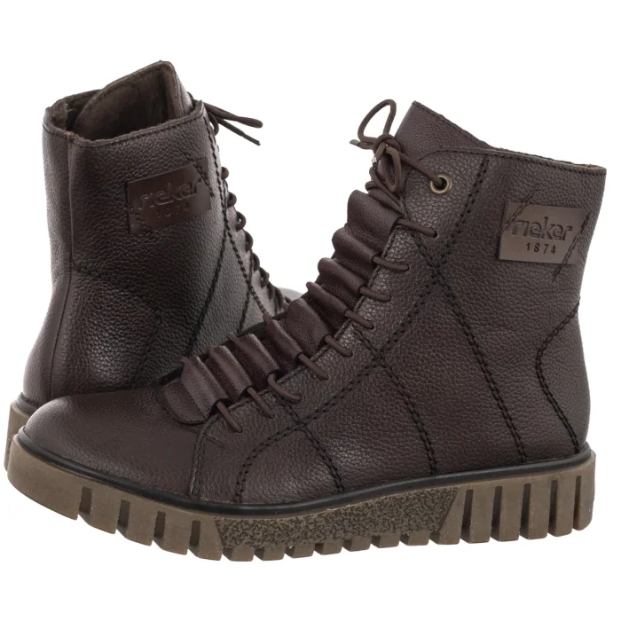 Botki Rieker Brązowe Y3421-26 Brown – zdjęcie 1