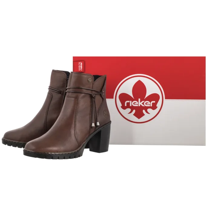 Botki Rieker Brązowe Y2567-22 Brown – zdjęcie 6
