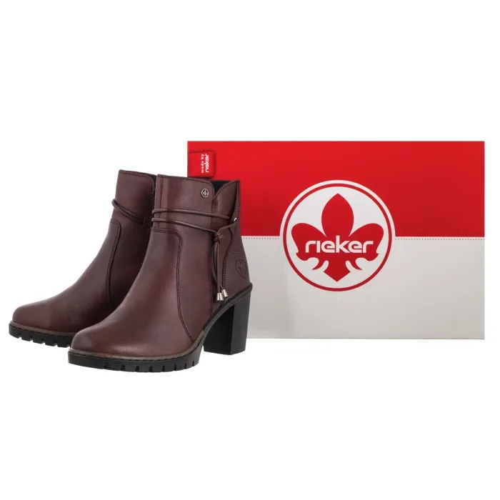Botki Rieker Czerwone Y2567-35 Red – zdjęcie 6