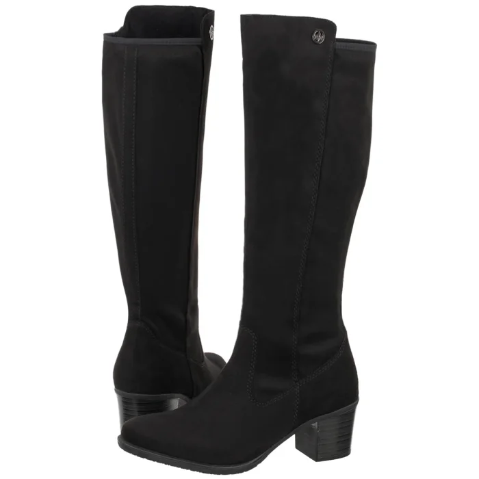 Kozaki Rieker Czarne Y2050-01 Black – zdjęcie 1