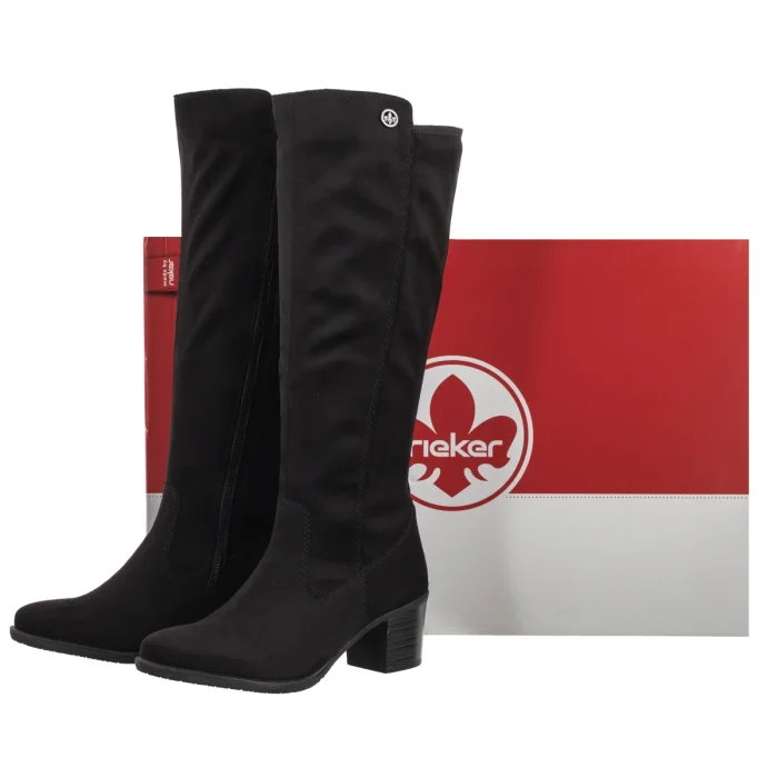 Kozaki Rieker Czarne Y2050-01 Black – zdjęcie 6