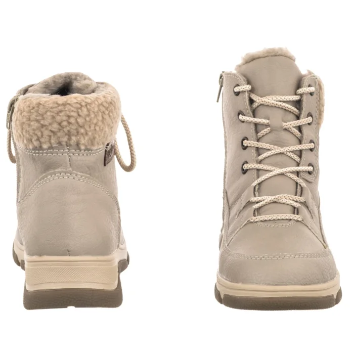 Botki Rieker Beżowe L5603-60 Beige – zdjęcie 4
