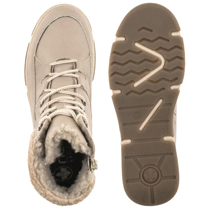 Botki Rieker Beżowe L5603-60 Beige – zdjęcie 5