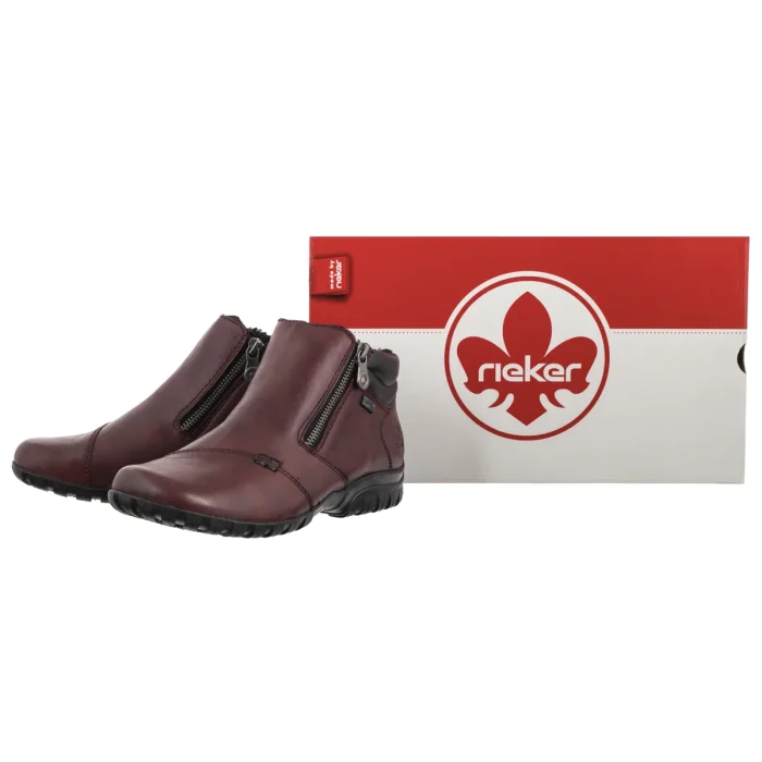 Botki Rieker Czerwone L4655-35 Red – zdjęcie 6