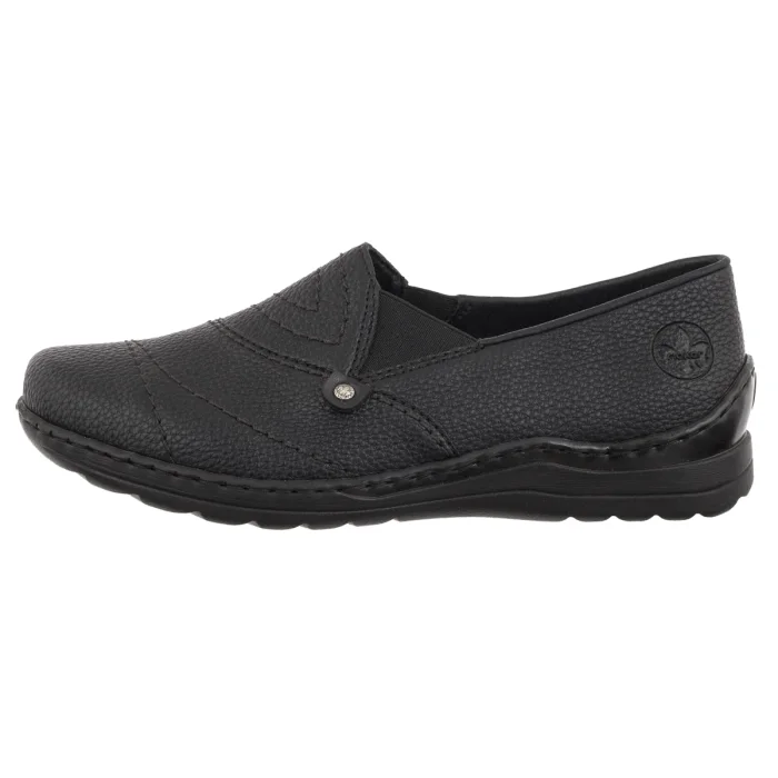 Mokasyny Rieker Czarne 48961-02 Black – zdjęcie 2