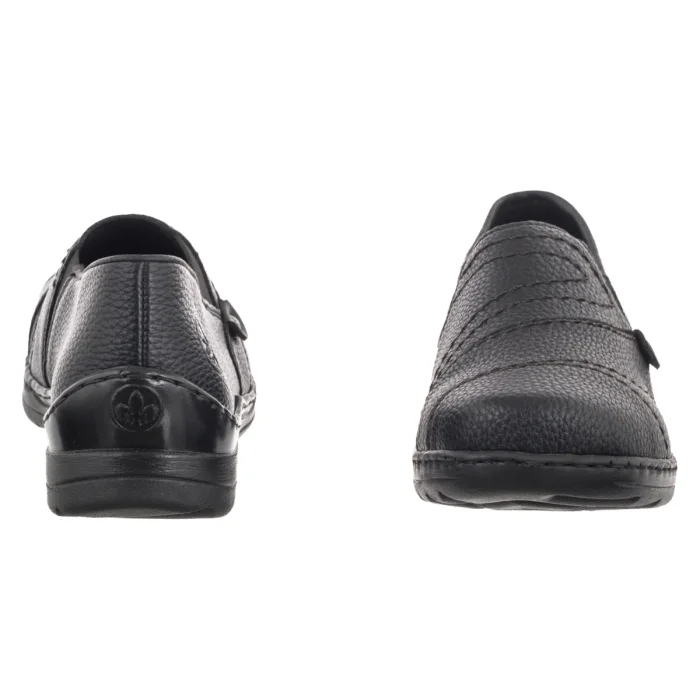 Mokasyny Rieker Czarne 48961-02 Black – zdjęcie 4