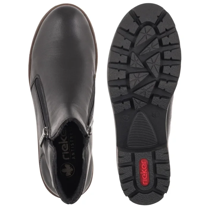 Botki Rieker Czarne 79254-00 Black – zdjęcie 5