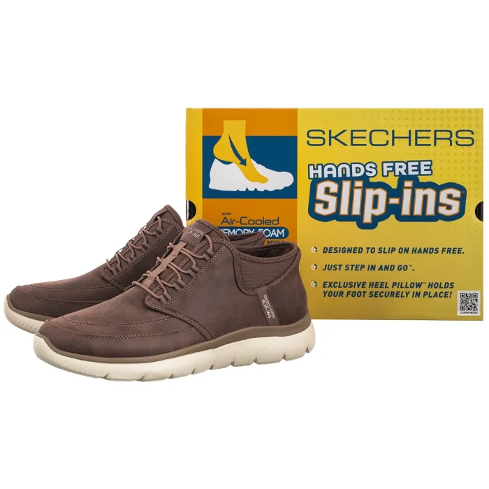 Trzewiki Skechers Summits-Siegul Chocolate 232927/CHOC – zdjęcie 6