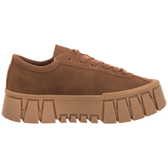 Sneakersy Tommy Hilfiger Tjw Platform Sneaker Suede Warm Khaki EN0EN03132 GWI – zdjęcie 3