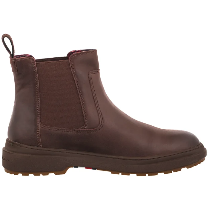 Sztyblety Tommy Hilfiger Hilfiger Outdoor Warm Lth Chelsea Cocoa FM0FM05958 GT6 – zdjęcie 3