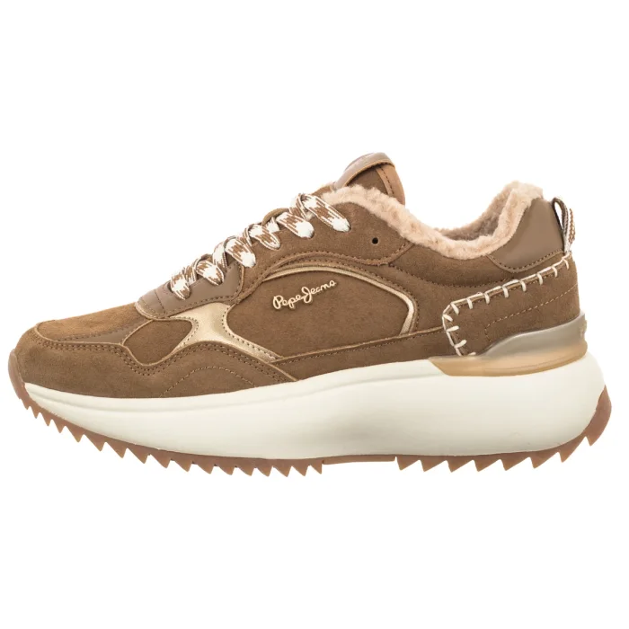 Sneakersy Pepe Jeans Kimi One W Cognac Brown PLS600085 879 – zdjęcie 2