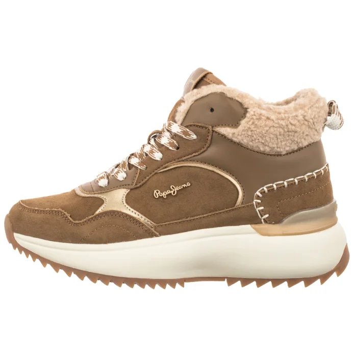 Sneakersy Pepe Jeans Kimi Laces W Cognac Brown PLS600083 879 – zdjęcie 2