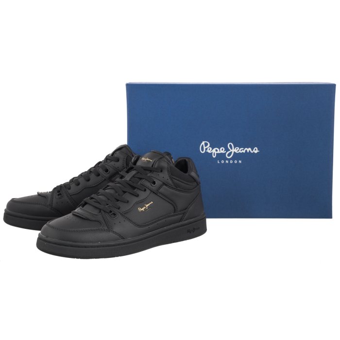 Buty Pepe Jeans Clay Top M Black PMS000061 999 – zdjęcie 6