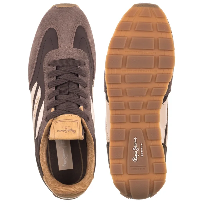 Sneakersy Pepe Jeans Jane Sporty W Conker Brown PLS400045 888 – zdjęcie 5