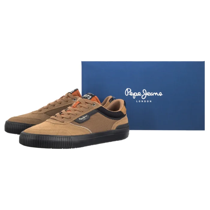 Sneakersy Pepe Jeans Nolan Essence M Dark Tangerine/Orange PMS300033 182 – zdjęcie 6