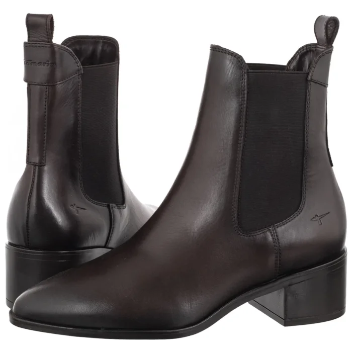 Botki Tamaris Brązowe 1-25306-47 304 Mocca – zdjęcie 1