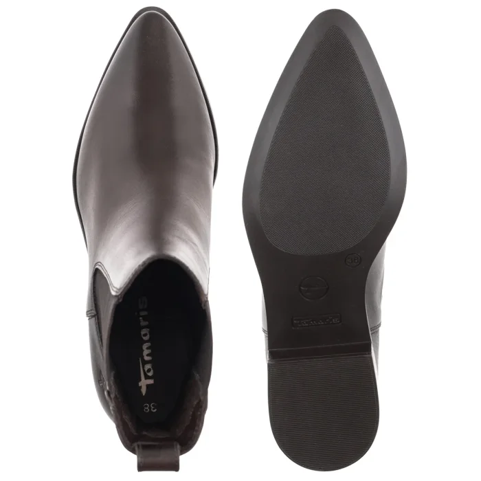Botki Tamaris Brązowe 1-25306-47 304 Mocca – zdjęcie 5