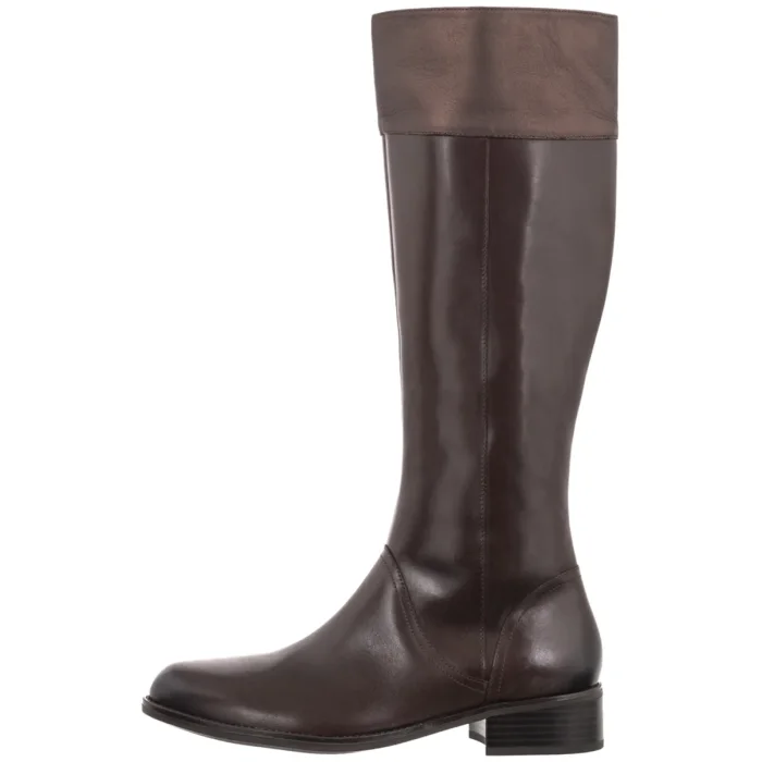 Oficerki Caprice Brązowe 9-25511-41 329 Dk Brown Comb – zdjęcie 2