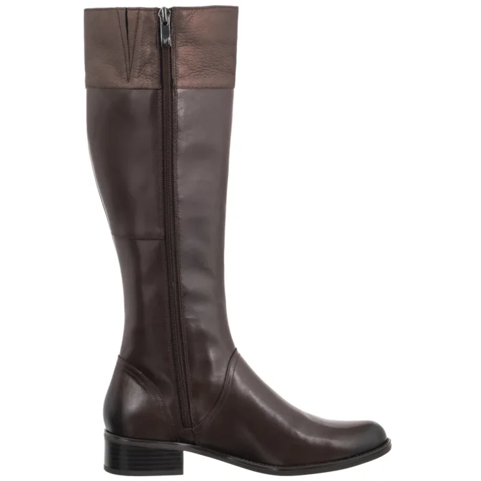 Oficerki Caprice Brązowe 9-25511-41 329 Dk Brown Comb – zdjęcie 3