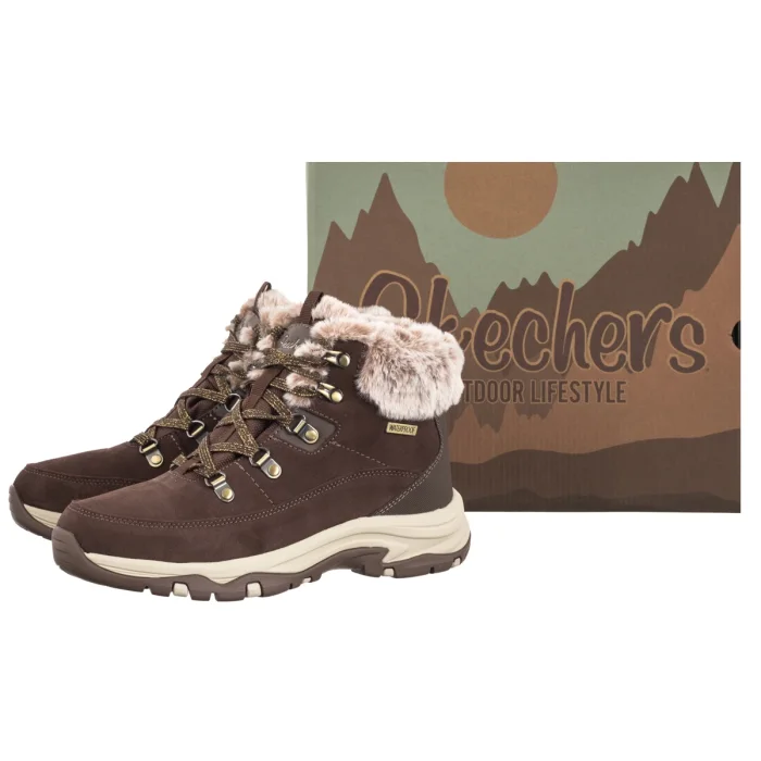 Śniegowce Skechers Trego-Snow Worries Chocolate 167882/CHOC – zdjęcie 6