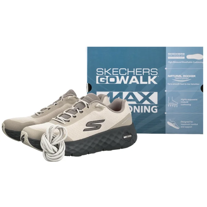 Buty Sportowe Skechers Go Walk Max Cushioning Flex-Raf Taupe 217113/TPE – zdjęcie 6