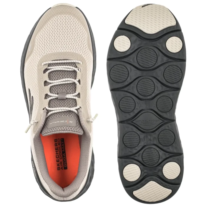 Buty Sportowe Skechers Go Walk Max Cushioning Flex-Raf Taupe 217113/TPE – zdjęcie 5