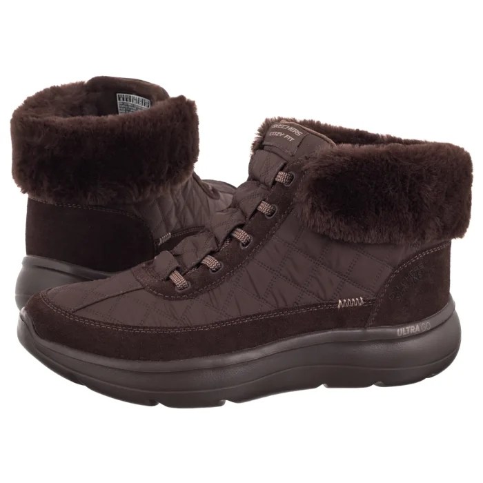 Trzewiki Skechers On-The-Go Encore Maisie Slip-Ins Dark Brown 144844/DBRN – zdjęcie 1