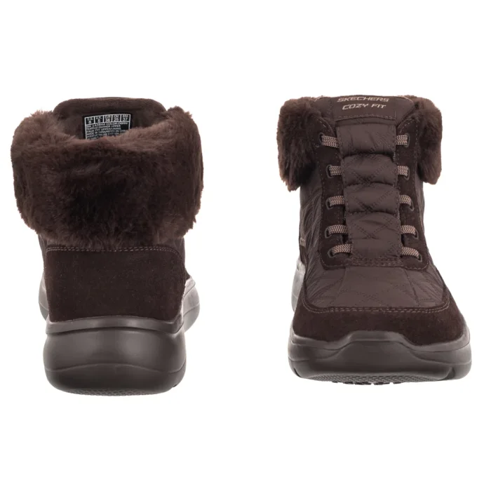 Trzewiki Skechers On-The-Go Encore Maisie Slip-Ins Dark Brown 144844/DBRN – zdjęcie 4
