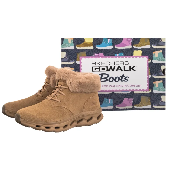 Botki Skechers Go Walk Glide-Step 2.0 Boot Riley Chestnut 144880/CSNT – zdjęcie 6