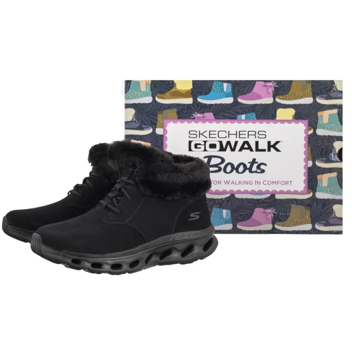 Botki Skechers Go Walk Glide-Step 2.0 Boot Riley Black 144880/BBK – zdjęcie 6