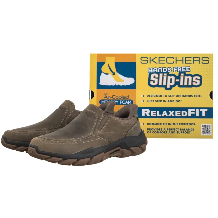 Półbuty Skechers Santoro Archaic Slip-Ins Dark Taupe 205680/DKTP – zdjęcie 6