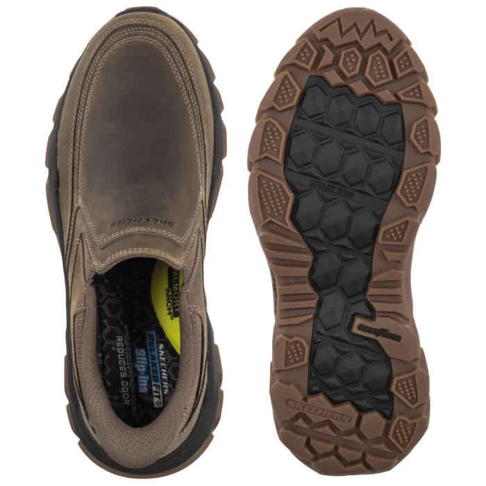 Półbuty Skechers Santoro Archaic Slip-Ins Dark Taupe 205680/DKTP – zdjęcie 5