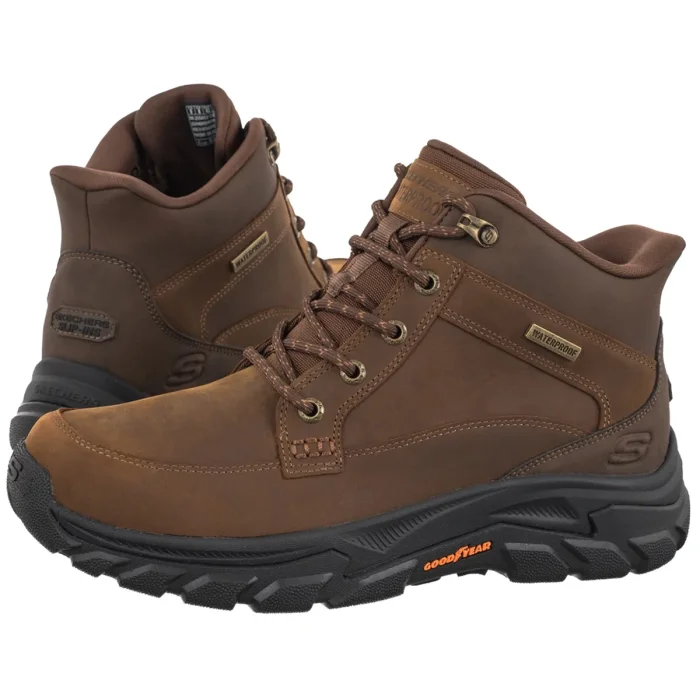 Trapery Skechers Respected 2.0-Orson Dark Brown 205652/CDB – zdjęcie 1