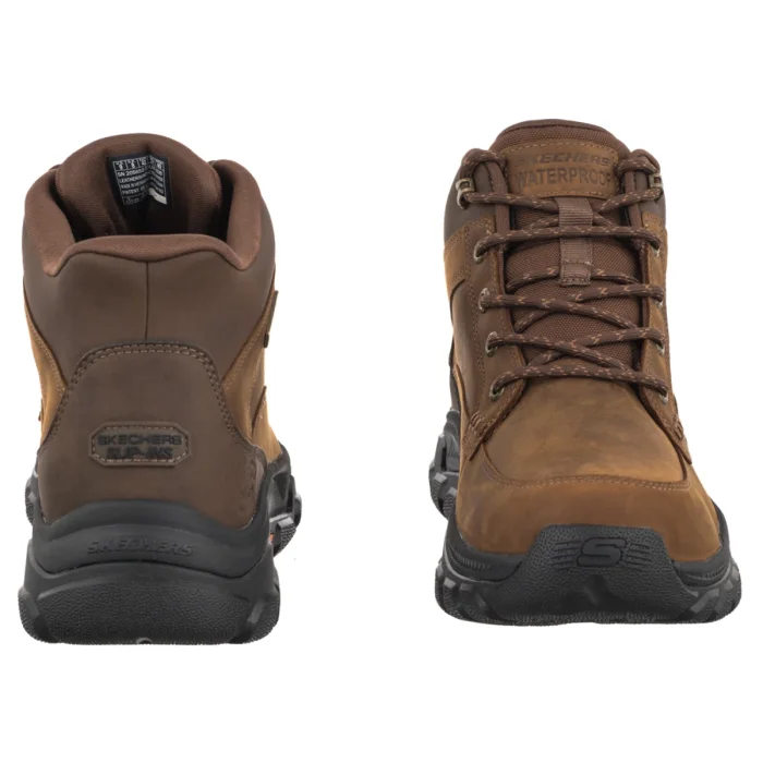 Trapery Skechers Respected 2.0-Orson Dark Brown 205652/CDB – zdjęcie 4