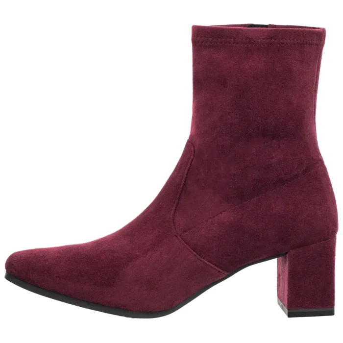 Botki Caprice Bordowe 9-25354-41 514 Bordeaux Strech Vegan – zdjęcie 2