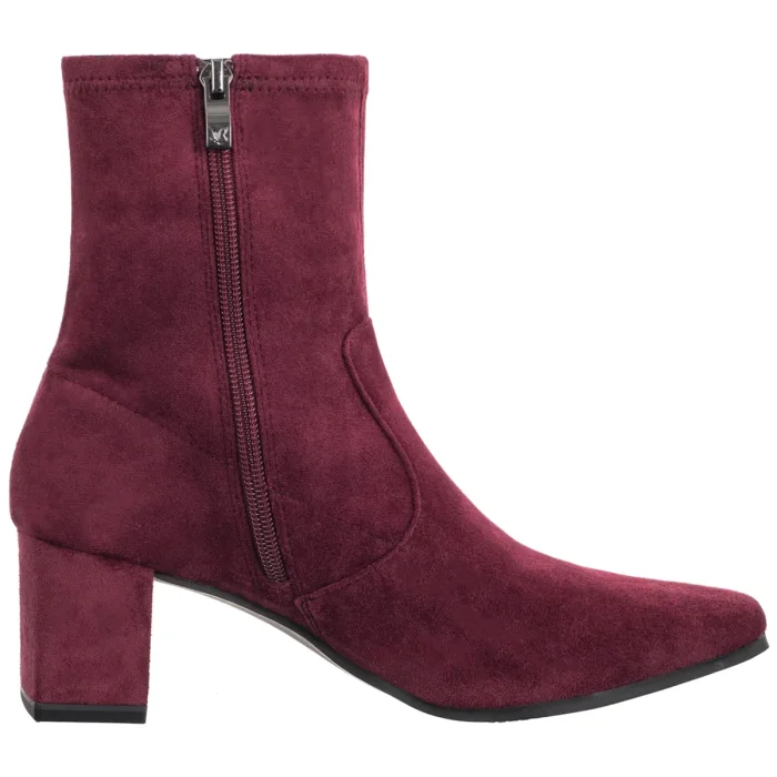 Botki Caprice Bordowe 9-25354-41 514 Bordeaux Strech Vegan – zdjęcie 3
