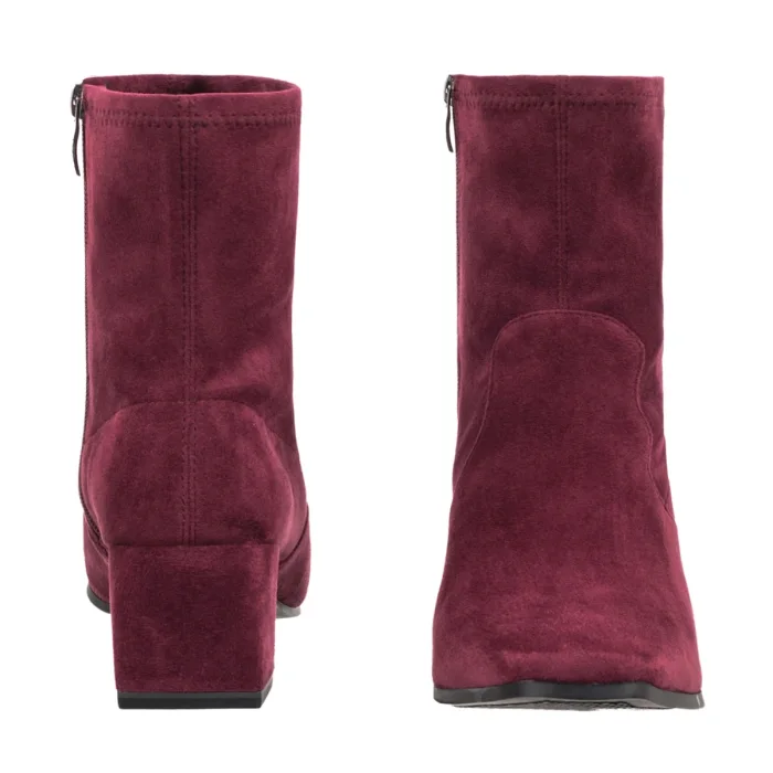 Botki Caprice Bordowe 9-25354-41 514 Bordeaux Strech Vegan – zdjęcie 4
