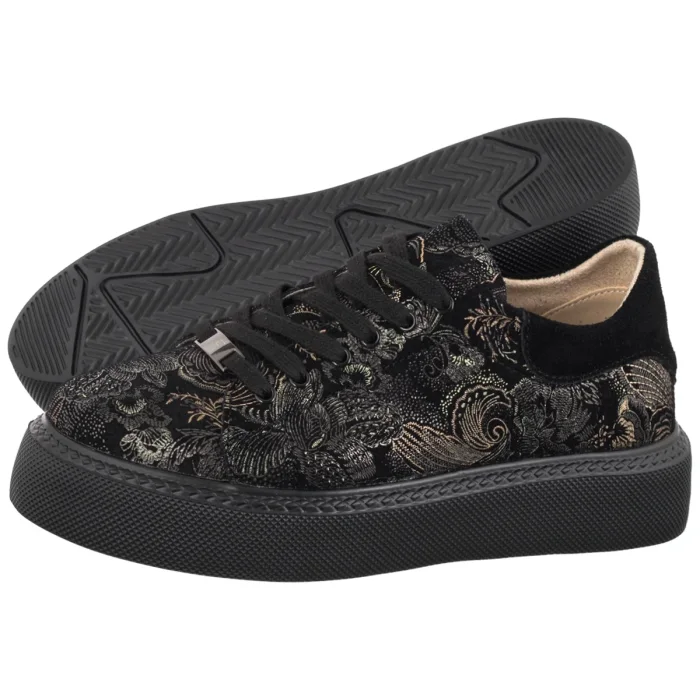 Sneakersy Filippo Czarny/Mulitkolor DP6119/26 BK MLT – zdjęcie 1
