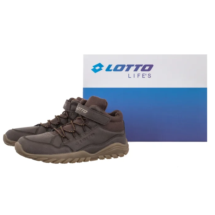 Buty Lotto Ageso K 2601830K 7973 DK. Brown/Camel – zdjęcie 6
