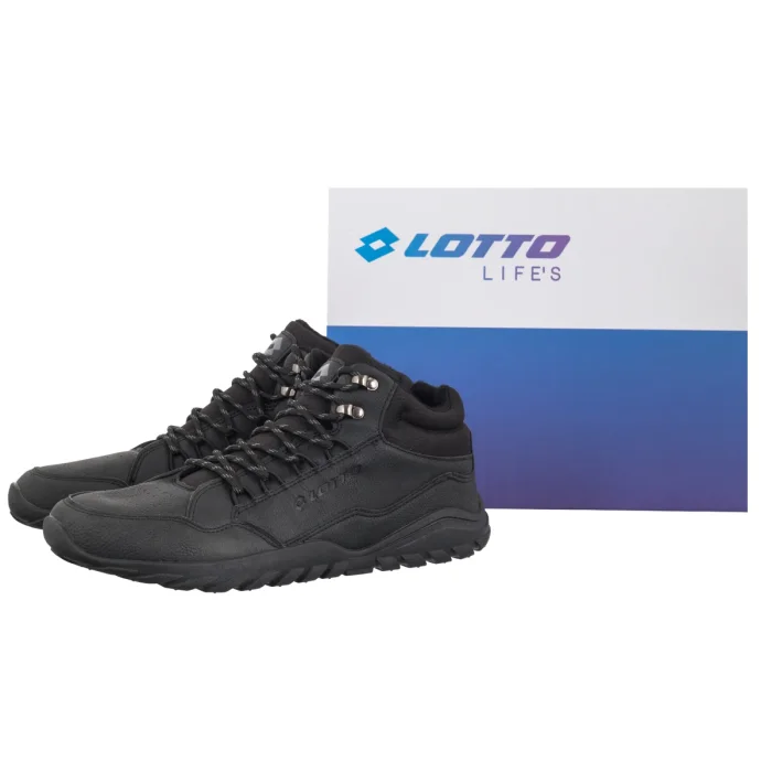 Sneakersy Lotto Ageso 2401970U 1119 Black/DK. Grey – zdjęcie 6