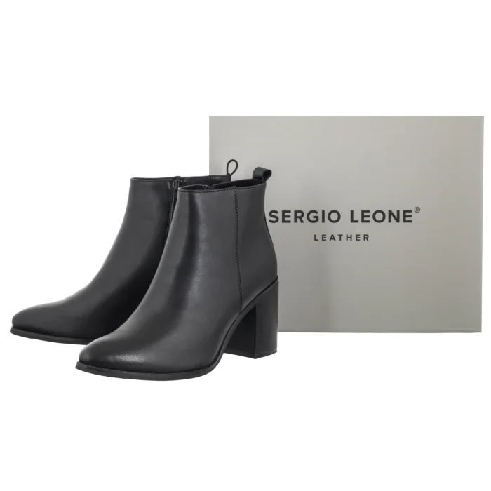 Botki Sergio Leone Czarne BT 50 S – zdjęcie 6