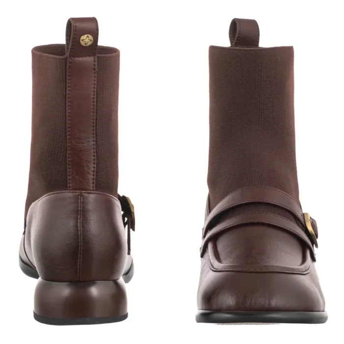 Botki Maciejka Brązowe K7766-02/00-7 – zdjęcie 4
