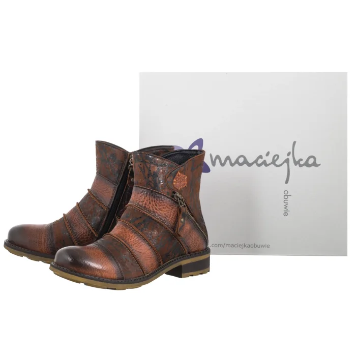 Botki Maciejka Rude 07610-29/00-8 – zdjęcie 6