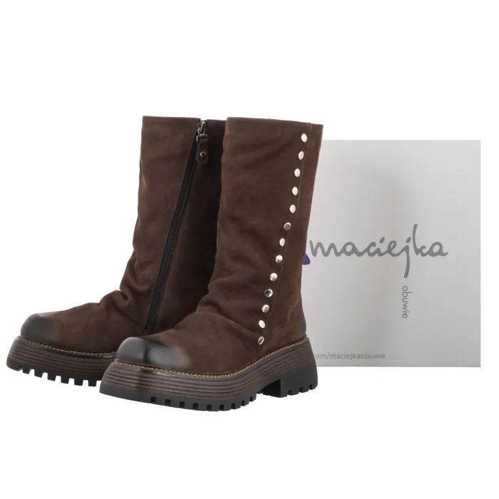 Kozaki Maciejka Brązowe 07595-02/00-8 – zdjęcie 6