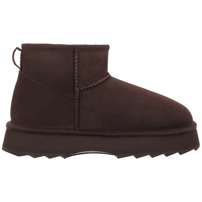 Botki EMU Australia Sharky Micro Flatform Chocolate W13304 – zdjęcie 3