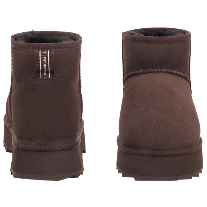 Botki EMU Australia Sharky Micro Flatform Chocolate W13304 – zdjęcie 4