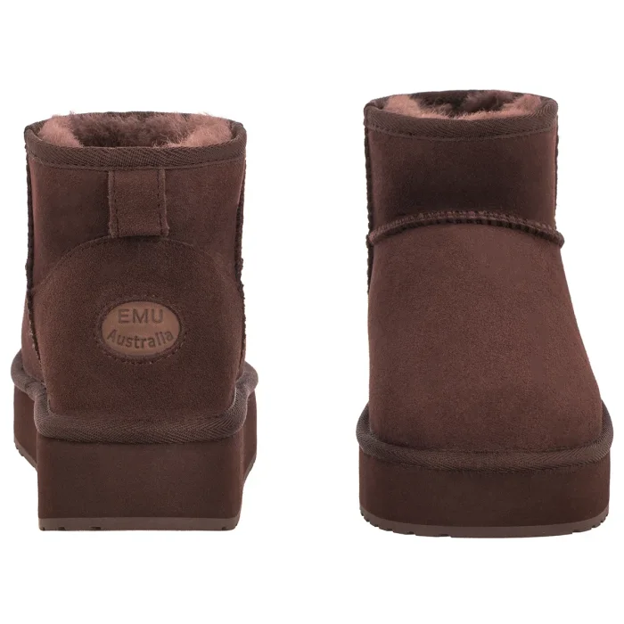 Buty EMU Australia Stinger Micro Flatform 2.0 Chocolate Fondant W13296 – zdjęcie 4