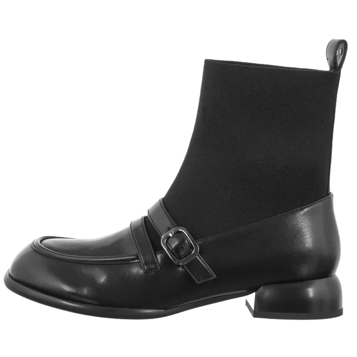 Botki Maciejka Czarne K7766-01/00-7 – zdjęcie 2