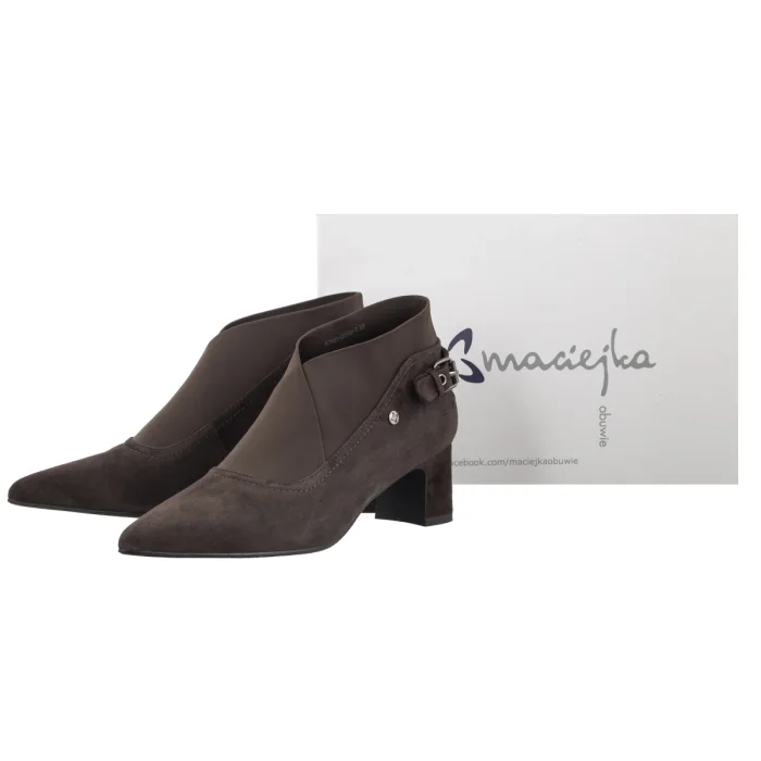 Botki Maciejka Brązowe K7691-02/00-7 – zdjęcie 6
