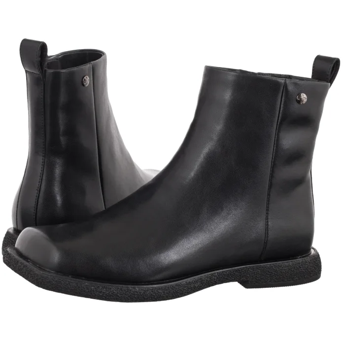 Botki Maciejka Czarne K7670-01/00-7 – zdjęcie 1